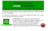 Dublin-Laurens CRIME  STOPPERS