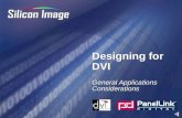 Designing for DVI