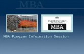 MBA Program Information Session