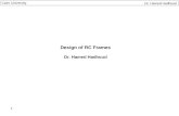 Design of RC Frames Dr. Hamed Hadhoud