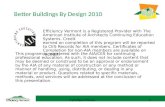 Better Buildings By Design 2010
