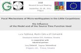 Focal  M echanisms of  M icro-earthquakes in the Little Carpathians - the Influence