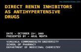 DIRECT RENIN INHIBITORS AS ANTIHYPERTENSIVE DRUGS