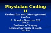 Physician Coding II Evaluation and Management Codes