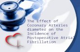 The Effect of Coronary Arteries diameter on the Incidence of Postoperative Atrial Fibrillation