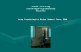 United States Army Clinical Psychology Internship Programs