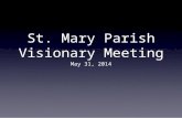 St. Mary Parish Visionary Meeting