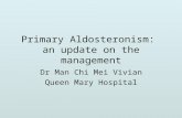 Primary Aldosteronism:  an update on the management