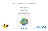 APEX - Airborne Prism EXperiment
