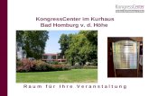 KongressCenter im Kurhaus Bad Homburg v. d. Höhe