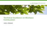 Technical Guidance on Biomass Combustion