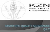 Static  gps  quality assurance qa.2