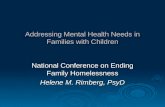 Addressing Mental Health Needs in Families with Children