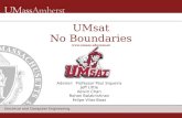 UMsat No Boundaries umass/umsat