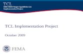 TCL Implementation Project  October 2009