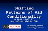 Shifting Patterns of Aid Conditionality