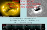 Solar Sources of  Large Geomagnetic Storms During Solar Cycle 23