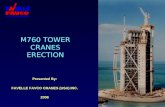 M760 TOWER CRANES ERECTION