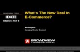What’s The New Deal In E-Commerce?