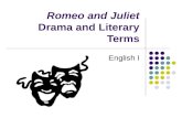 Romeo and Juliet Drama and Literary Terms
