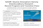 NADIR: Neutral Atmosphere Density  Interdisciplinary Research -