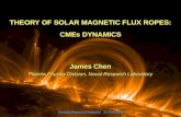 THEORY OF SOLAR MAGNETIC FLUX ROPES: CMEs DYNAMICS