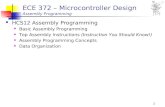 ECE 372 – Microcontroller Design Assembly Programming