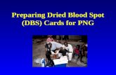 Preparing Dried Blood Spot (DBS) Cards for PNG