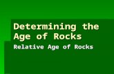 Determining the Age of Rocks