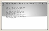 Adding your school email account to your  iPhone . OS v.  5.0
