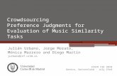 Crowdsourcing Preference Judgments for Evaluation of Music Similarity Tasks