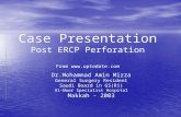 Case Presentation Post ERCP Perforation From uptodate
