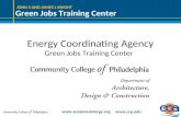 Energy Coordinating Agency Green Jobs Training Center
