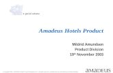 Amadeus Hotels Product