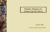 Taiwan Begins to  Clean Up its NPLs