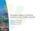 Driving a Sales & Service Culture in the Public Sector  Alastair Hamilton