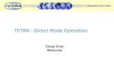 TETRA - Direct Mode Operation