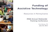 Funding of Assistive Technology Resources in Pennsylvania IM4Q Annual Statewide