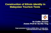 Construction of Ethnic Identity in Malaysian Tourism Texts