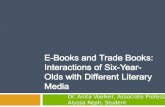 E-Books and Trade Books: Interactions of Six-Year-Olds with Different Literary Media