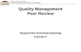 Quality Management Peer Review