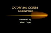 DCOM And CORBA  Comparison