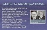 GENETIC MODIFICATIONS