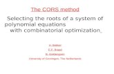 The CORS method