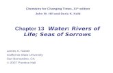 Chapter 13   Water: Rivers of Life; Seas of Sorrows