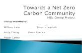 Towards a Net Zero Carbon Community