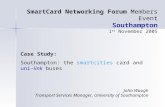 Case Study: Southampton: the  smartcities  card and  uni- link  buses