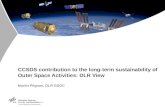 CCSDS contribution to the long-term sustainability of Outer Space Activities: DLR View