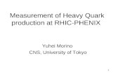 Measurement of Heavy Quark production at RHIC-PHENIX