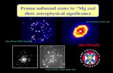 Proton unbound states in  21 Mg and their astrophysical significance